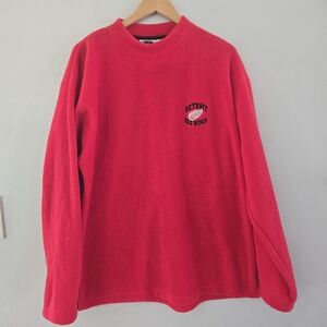 Vintage Red Wings Sweater Adult Large Red Long Sleeve NHL